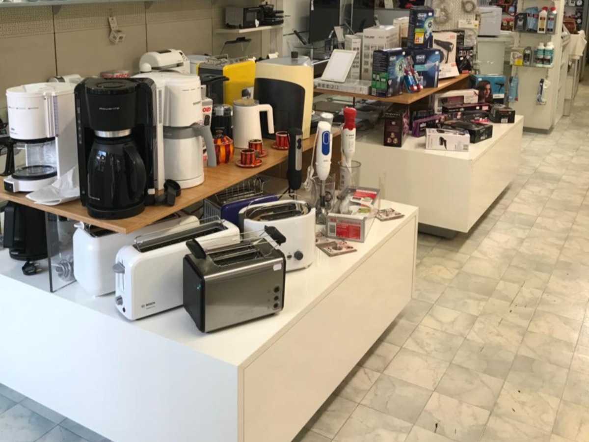 Klein und Großgeräte auf 90qm